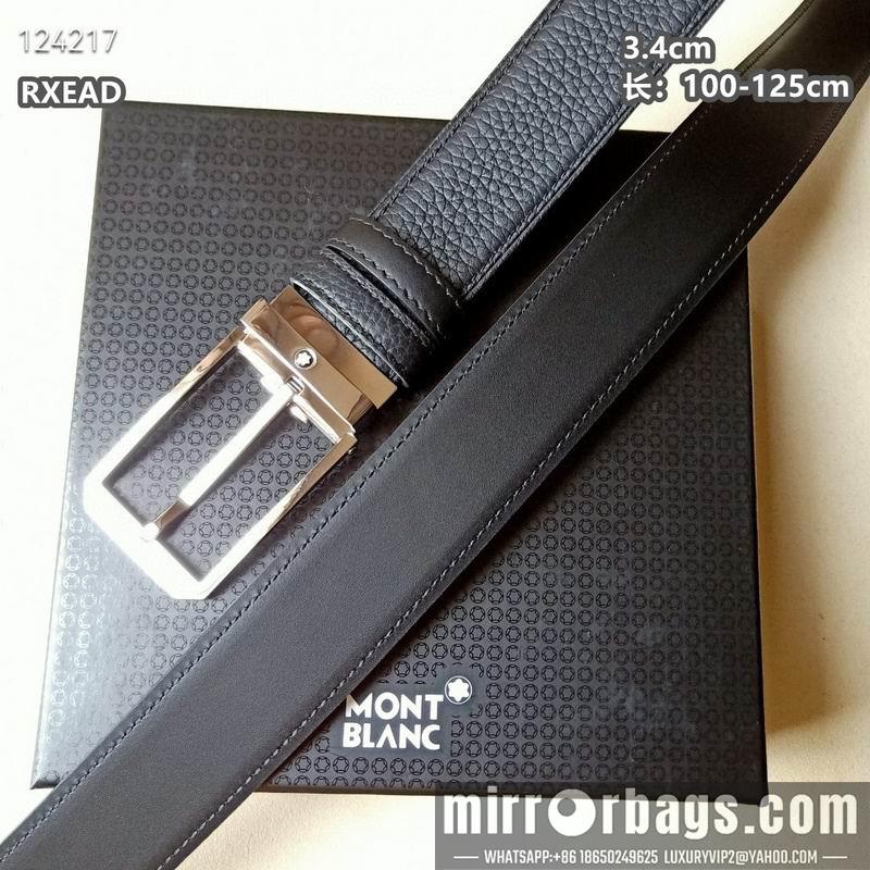 Replica Montblanc belt 34mmX100-125cm 8L05