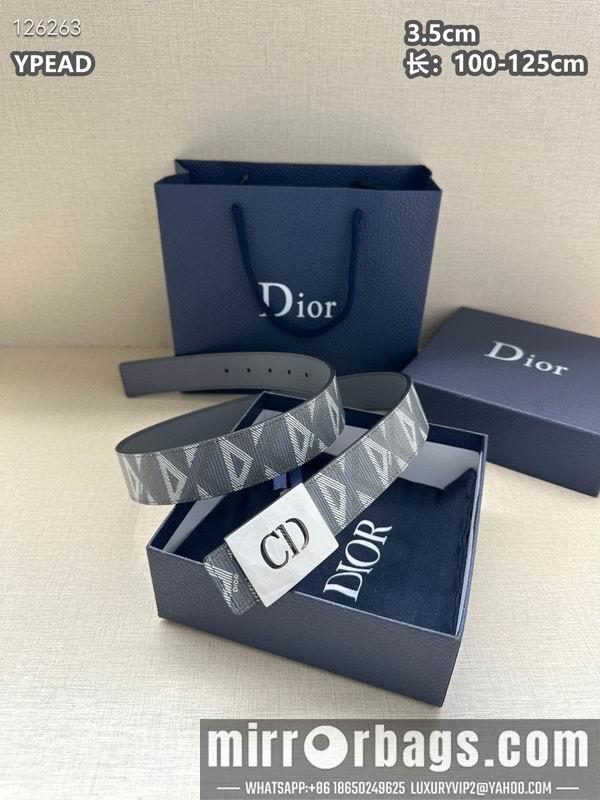 Replica Dior belt 35mmX100-125cm 8L28