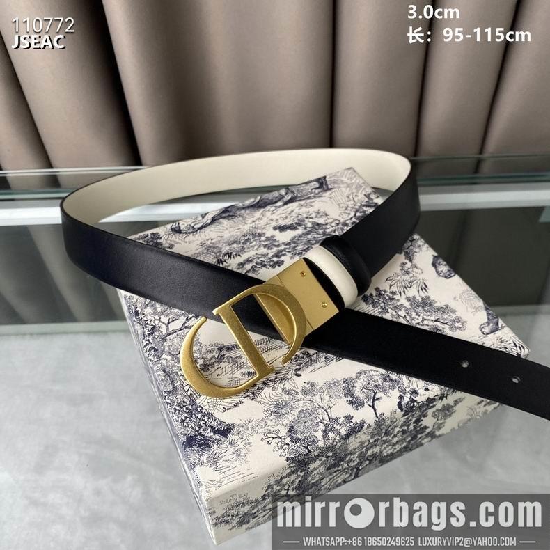Replica Dior Belt 30mmX95-115cm 8L08