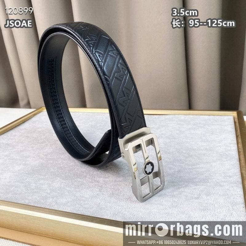 Replica Montblanc belt 自动带 35mmX95-125cm 8L072004