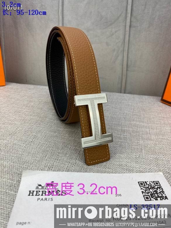 Replica Hermes Belt 32mmX95-125cm 8L01