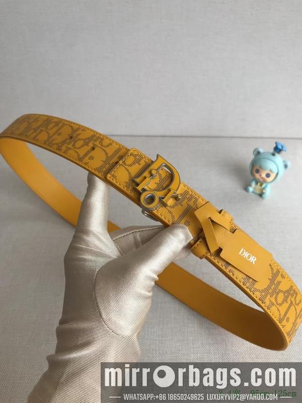 Replica Dior Belt 34mmX95-125cm 7D01