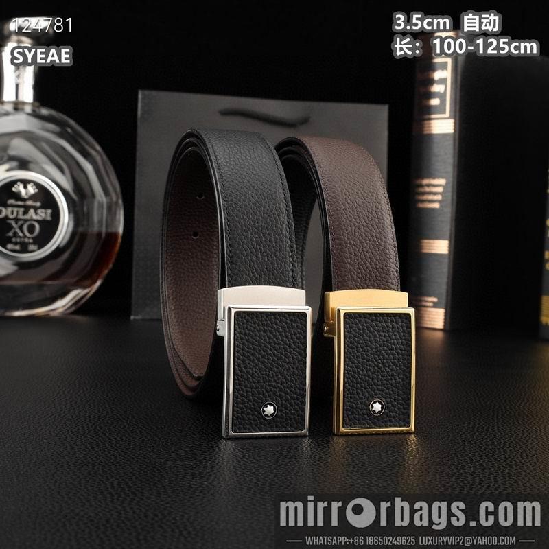 Replica Montlanc belt 35mmX100-125cm 8L33