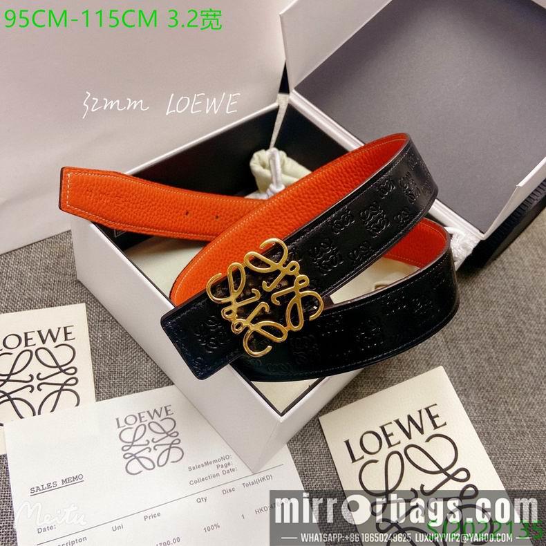 Replica Loewe Belt 32mmX95-115cm 7D01