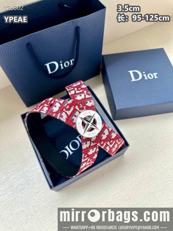 Replica Dior belt 35mmX95-125cm 8L17