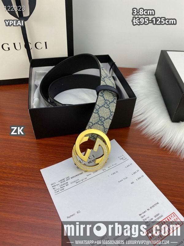 Replica Gucci belt 38mmX95-125cm 8L20