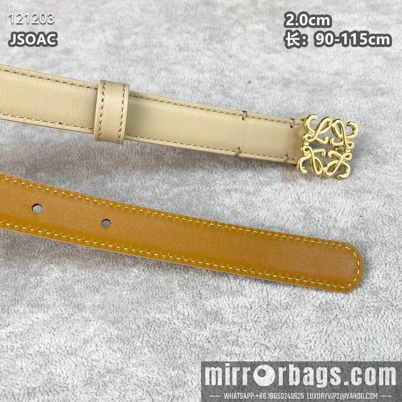 Replica Loewe belt 20mmX90-115cm 8L03