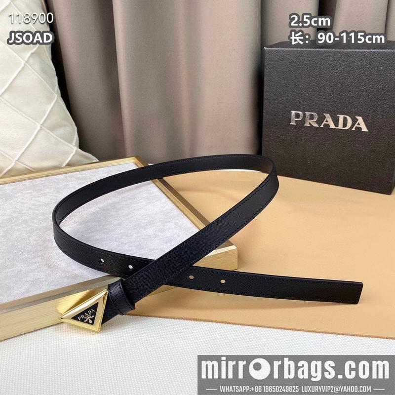 Replica Prada belt 25mmX90-115cm 8L040801