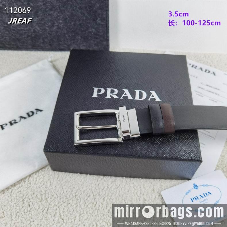 Replica Prada belt 35mmX100-125cm 8L06