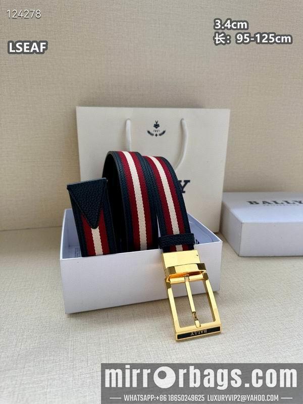 Replica Bally belt 34mmX95-125cm 8L07
