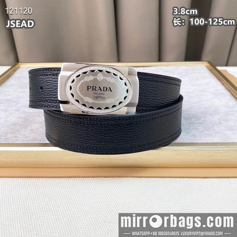 Replica Prada belt 38mmX100-125cm 8L08