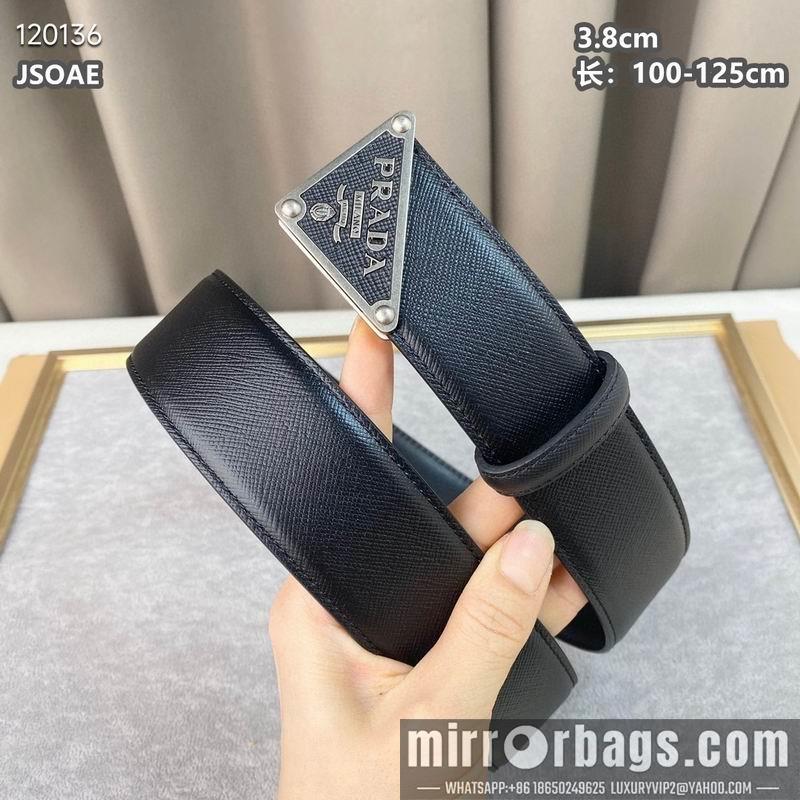 Replica Prada belt 38mmX100-125cm 8L072001