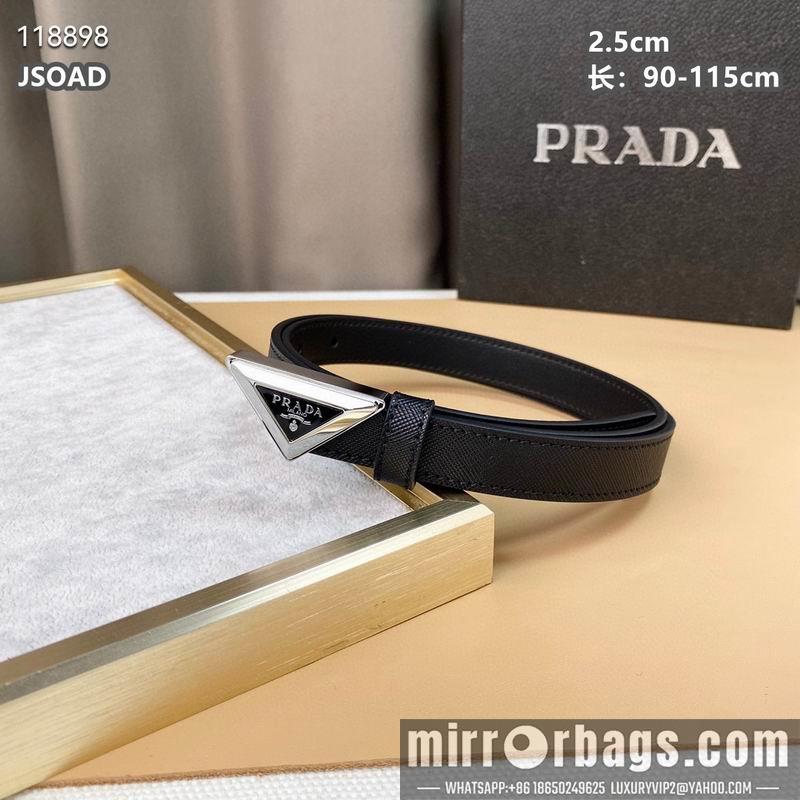 Replica Prada belt 25mmX90-115cm 8L040801
