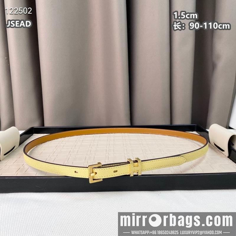 Replica Hermes belt 15mmX90-110cm 8L01