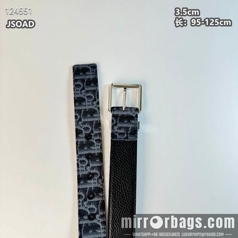 Replica Dior belt 35mmX95-125cm 8L28