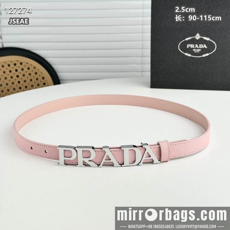 Replica Prada belt 25mmX90-115cm 8L04