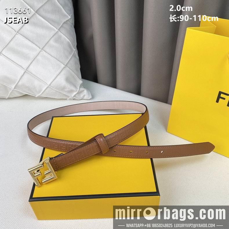 Replica Fendi Belt 20mmX90-110cm 8L08