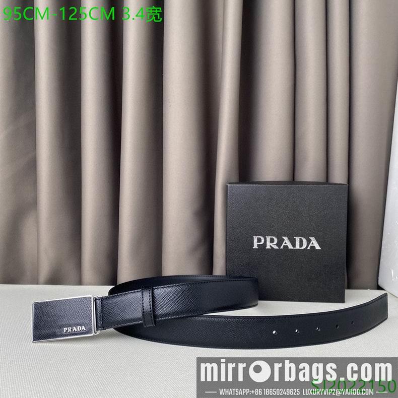 Replica Prada Belt 34mmX95-125cm 7D05