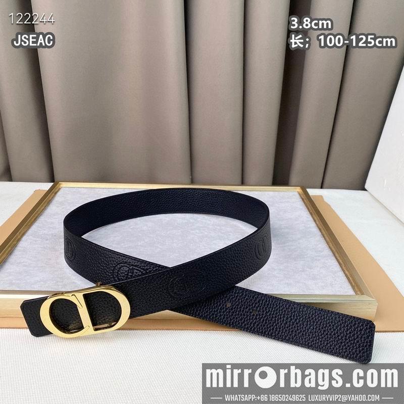 Replica Dior belt 38mmX100-125cm 8L07