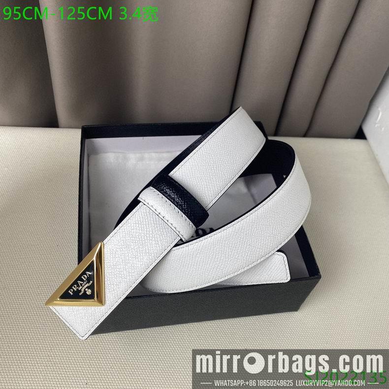 Replica Prada Belt 34mmX95-125cm 7D02
