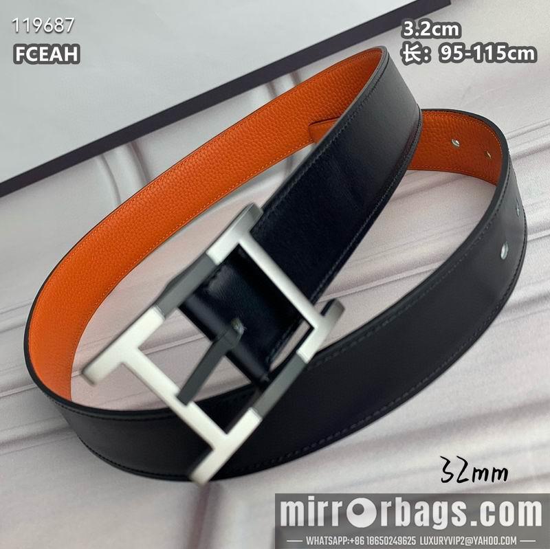 Replica Hermes belt 32mmX95-125cm 8L040803