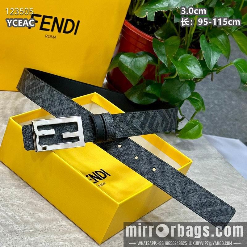 Replica Fendi belt 30mmX95-115cm 8L21