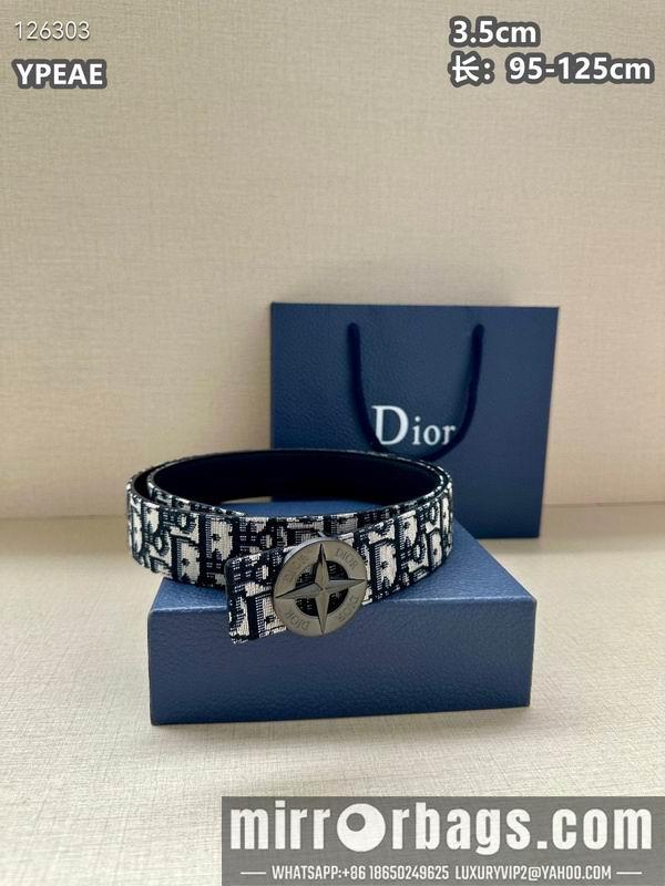 Replica Dior belt 35mmX95-125cm 8L17