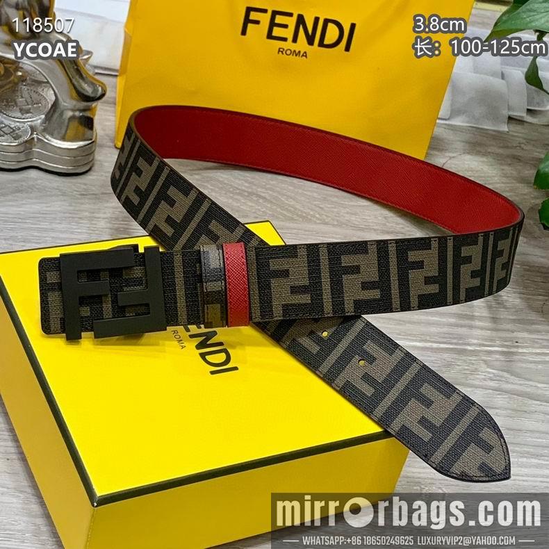 Replica Fendi belt 38mmX100-125cm 8L01