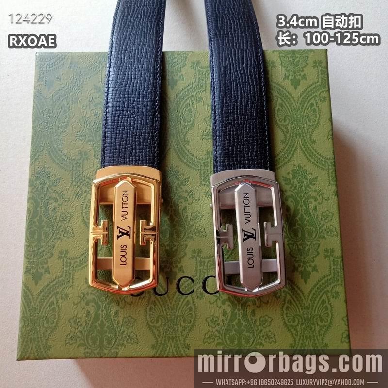 Replica LV belt 34mmX100-125cm 8L31