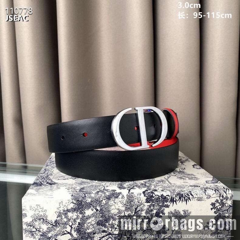 Replica Dior Belt 30mmX95-115cm 8L08
