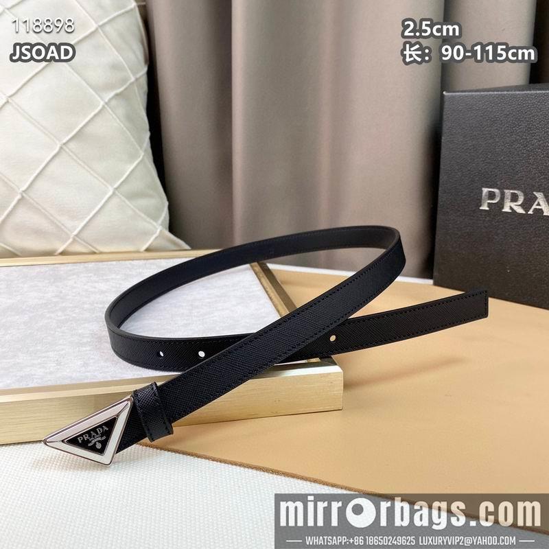 Replica Prada belt 25mmX90-115cm 8L040801