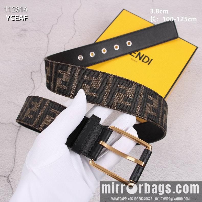 Replica Fendi Belt 38mmX100-125CM 8L20
