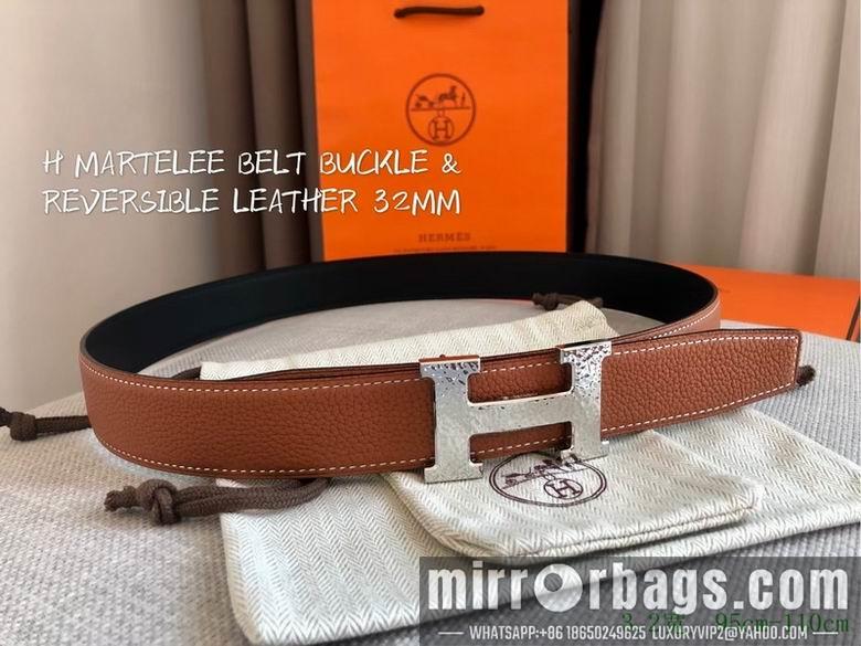 Replica Hermes Belt 32mmX95-110cm 7D23