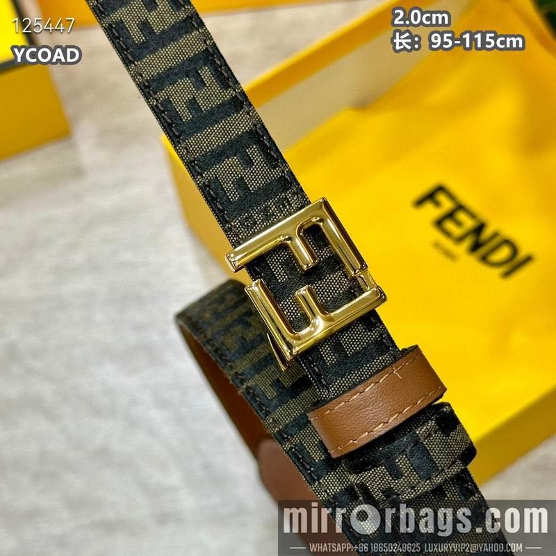 Replica Fendi belt 20mmX95-115cm 8L13