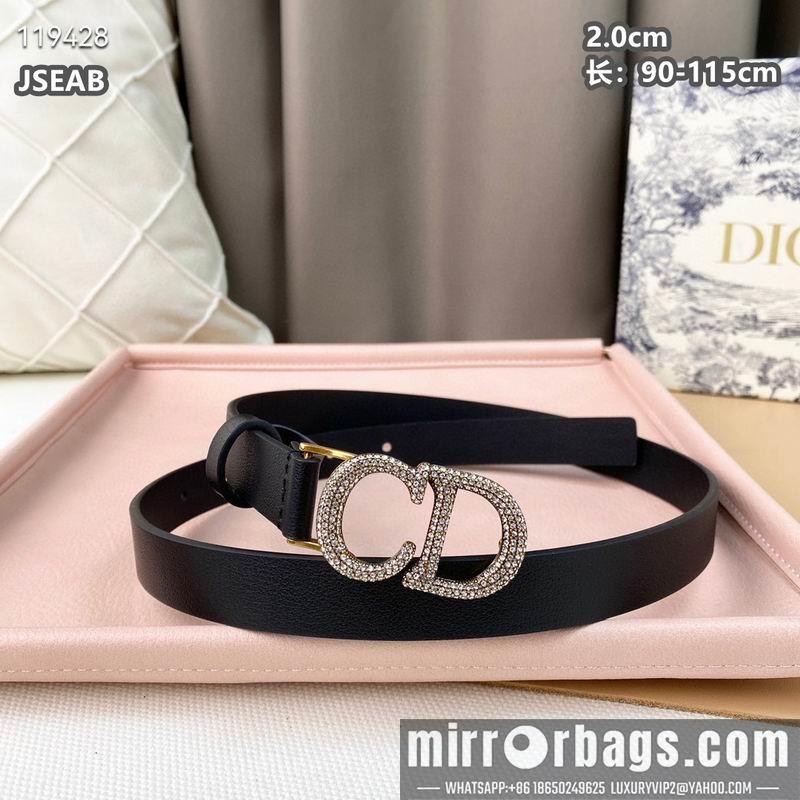 Replica Dior belt 20mmX90-115cm 8L040801