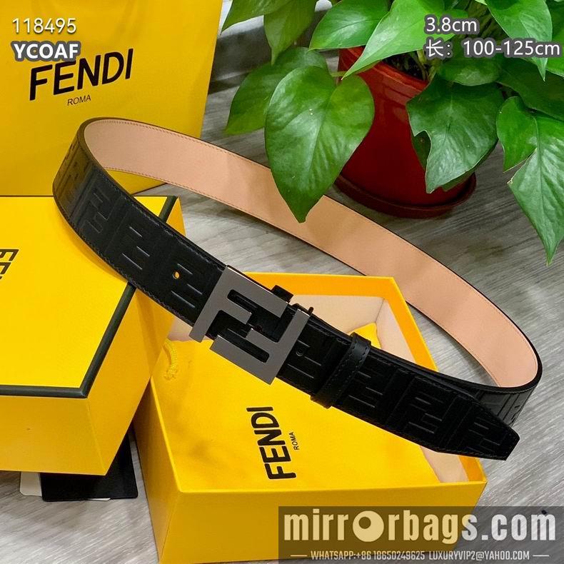 Replica Fendi belt 38mmX100-125cm 8L02