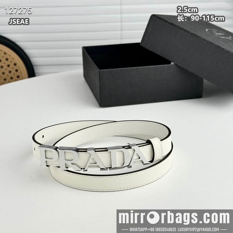 Replica Prada belt 25mmX90-115cm 8L04