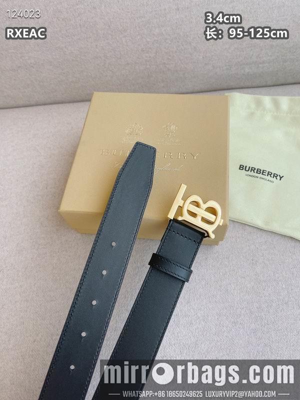 Replica Burberry belt 34mmX95-125cm 8L03