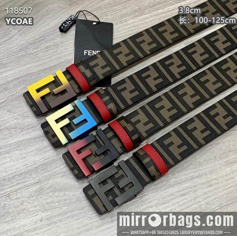 Replica Fendi belt 38mmX100-125cm 8L01