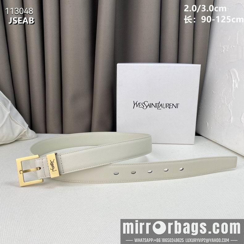 Replica YSL belt 20 30mmX90-125cm 8L01
