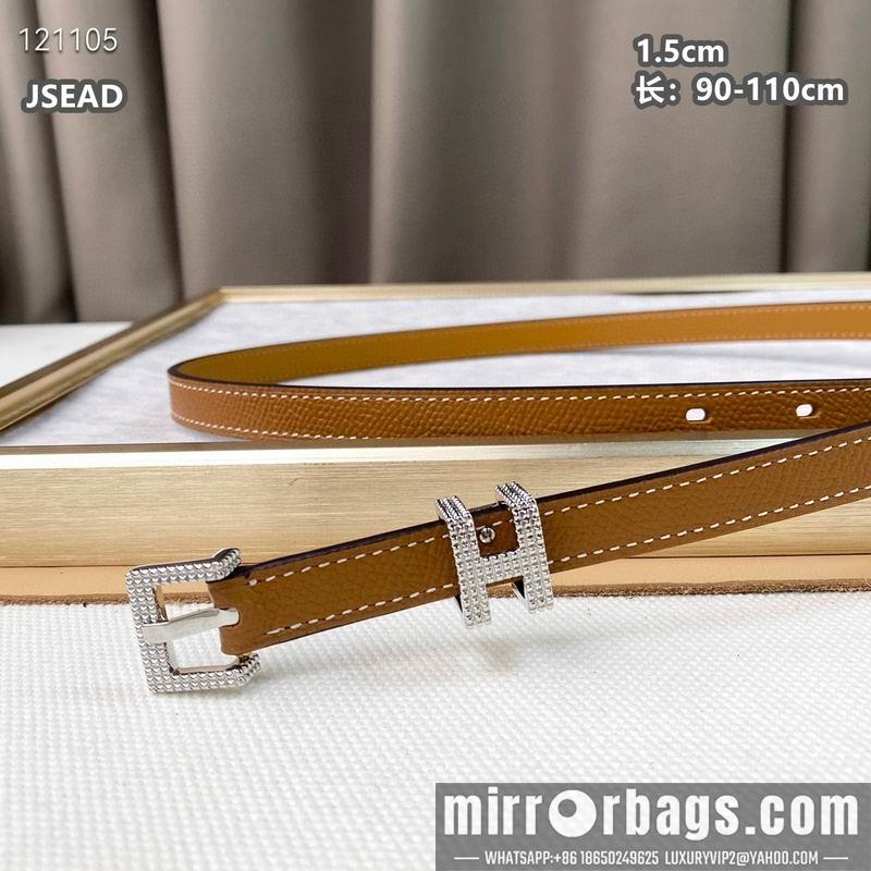 Replica Hermes belt 15mmX90-110cm 8L01