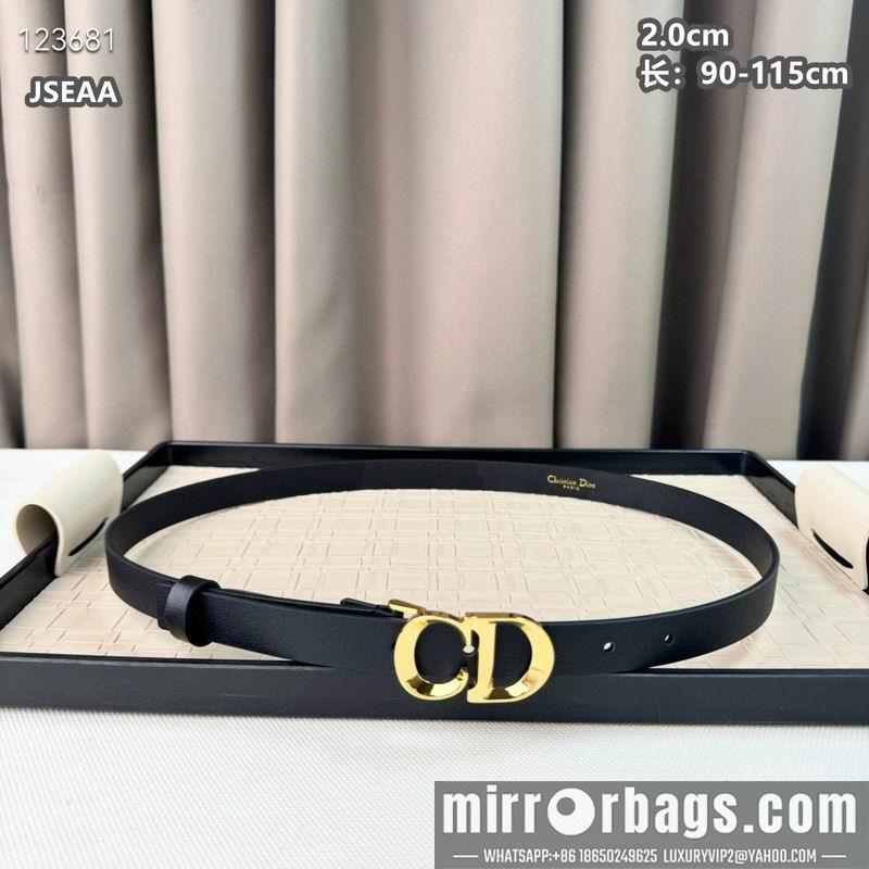 Replica Dior belt 20mmX90-115cm 8L19