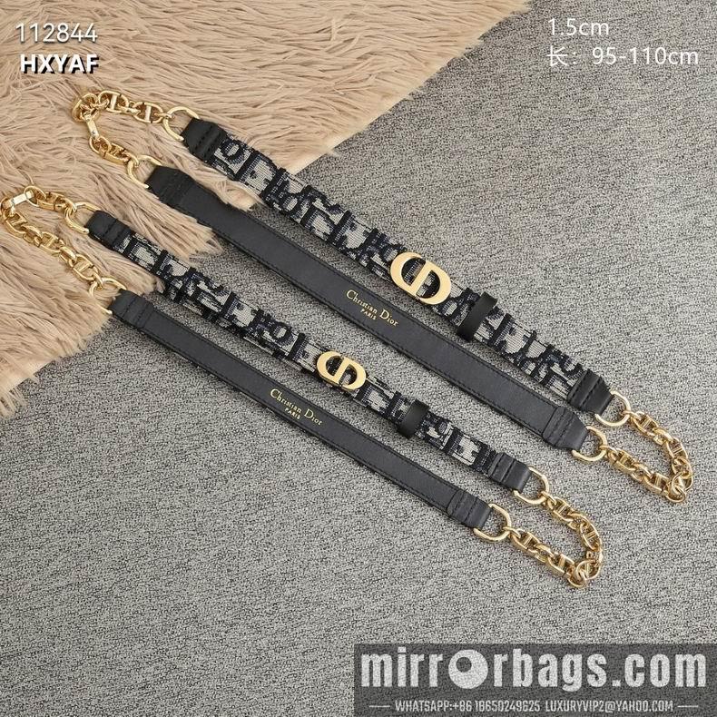 Replica Dior belt 15mmX95-110cm 8L04