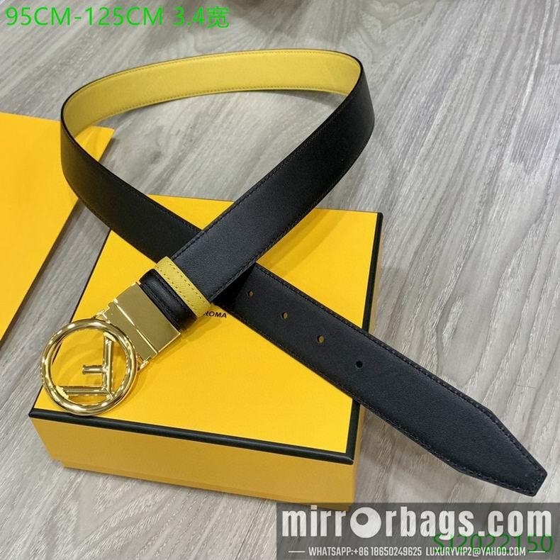Replica Fendi Belt 34mmX95-125cm 7D03