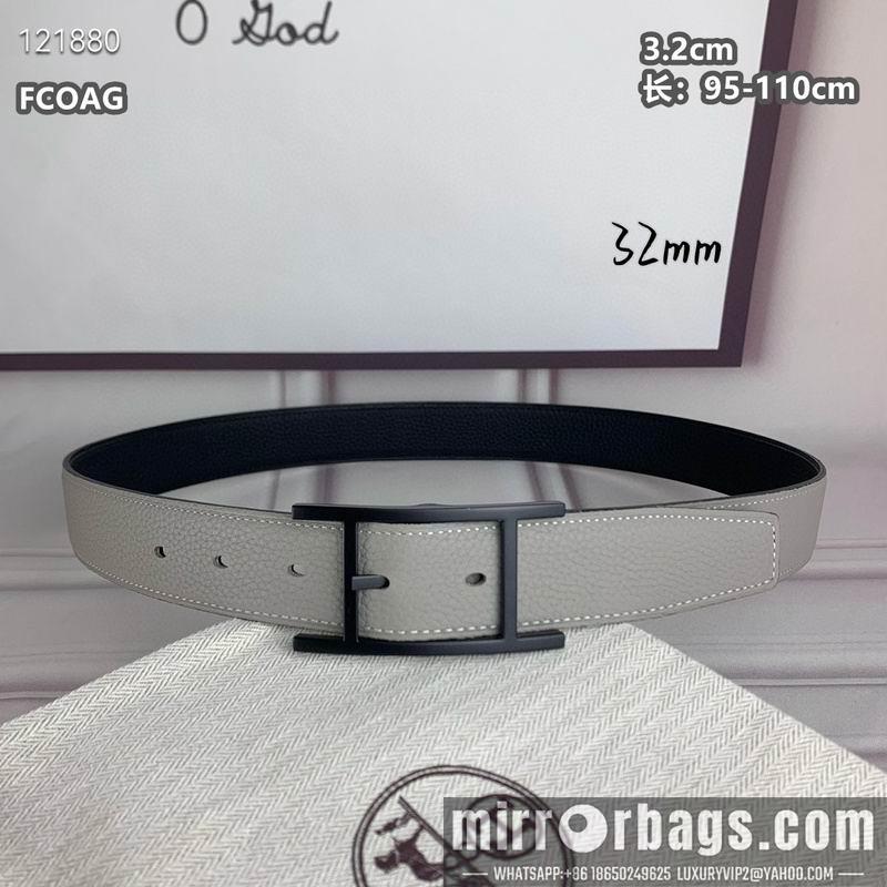 Replica Hermes belt 32mmX95-110cm 8L27