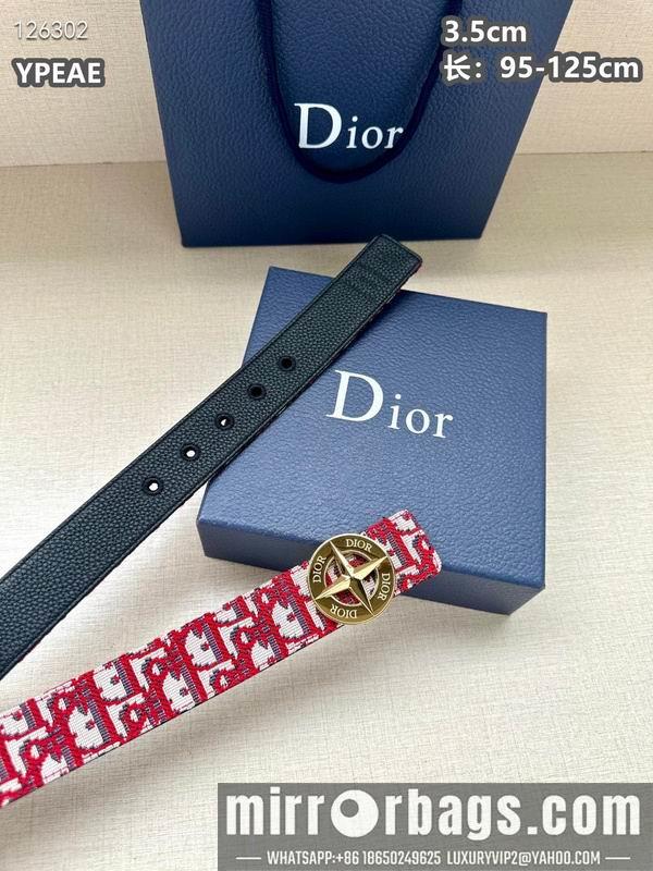 Replica Dior belt 35mmX95-125cm 8L17