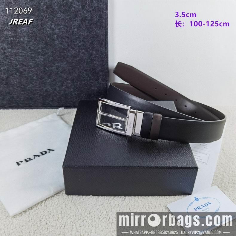 Replica Prada belt 35mmX100-125cm 8L06