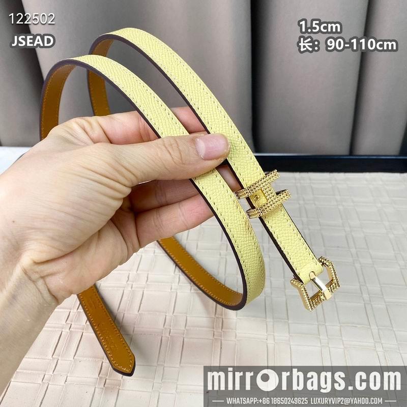Replica Hermes belt 15mmX90-110cm 8L01