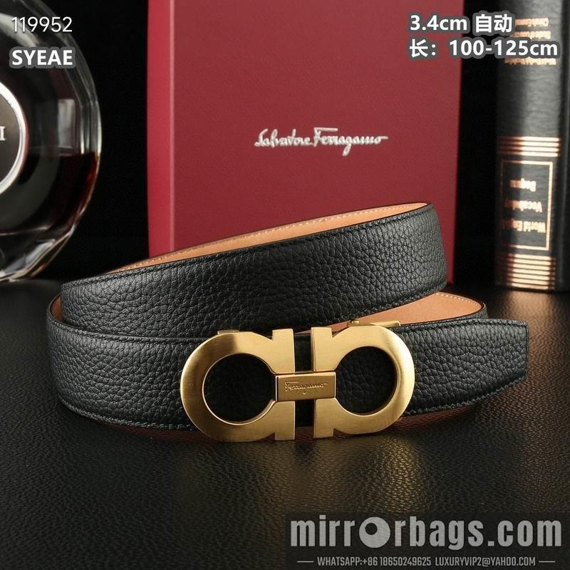 Replica Ferragamo belt 34mmX100-125cm 8L06