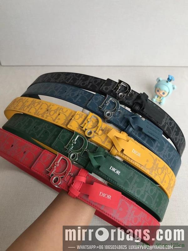 Replica Dior Belt 34mmX95-125cm 7D01